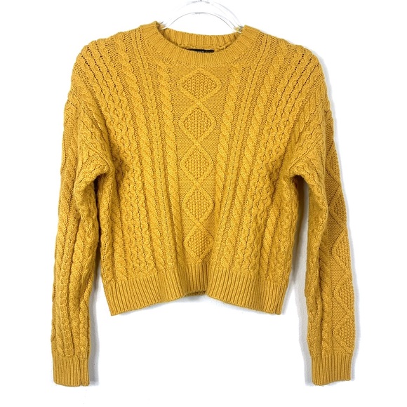Forever 21 Sweaters - 4/$25 Forever 21 | Cropped Mustard Sweater